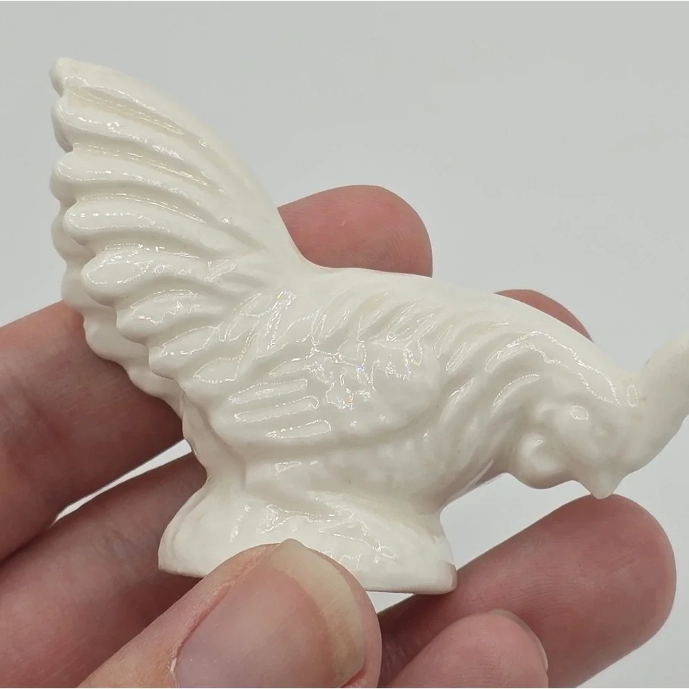 Vintage Bone China Rooster Chicken Salt‎ & Pepper Shaker Set Tabletop Farmhouse